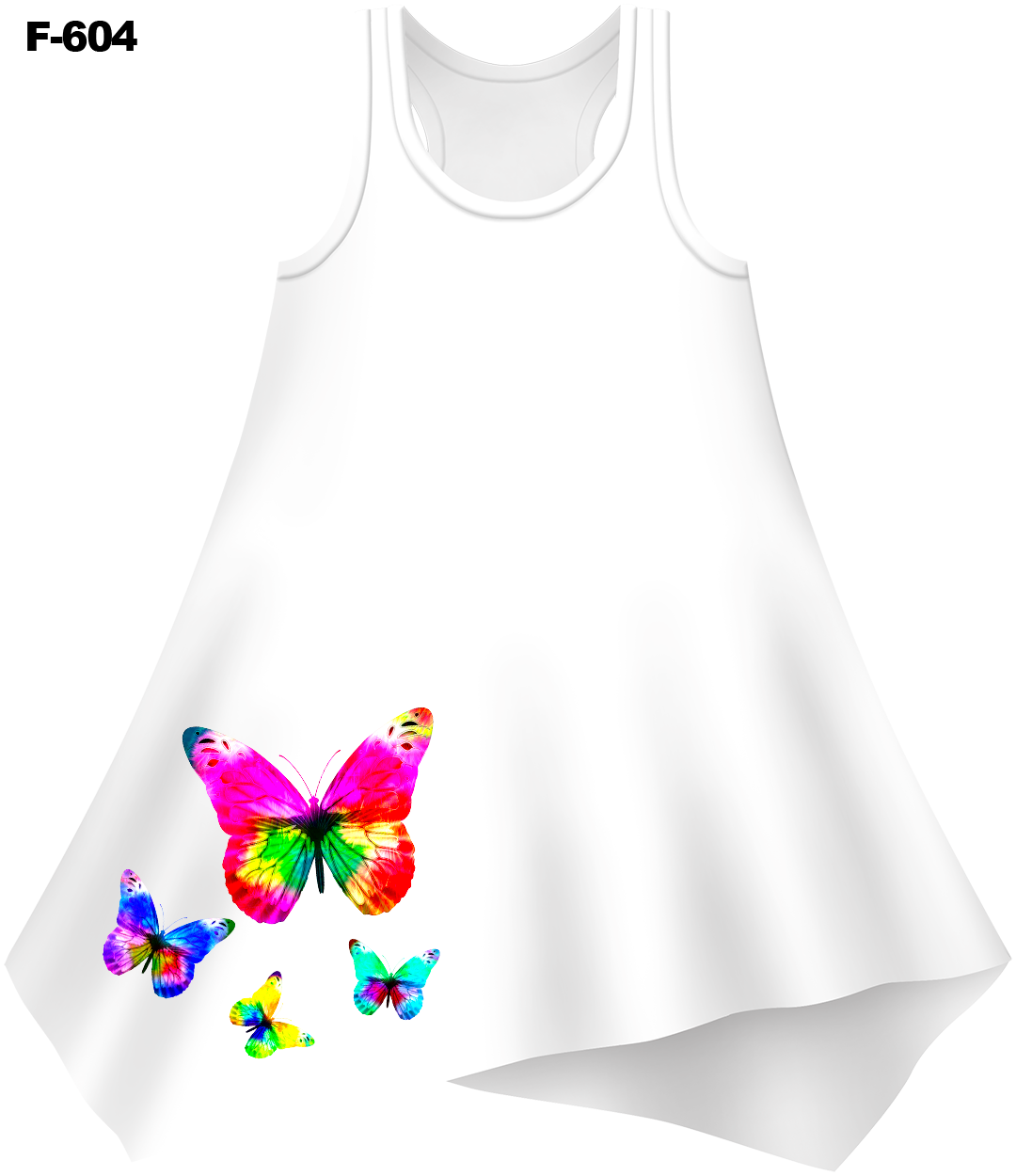 Butterflies Cover-Up Dress (Ladies) - - Ladies Tees | No Sleeves