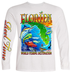 Florida Map (Kids) - - Kids Tees | Long Sleeves